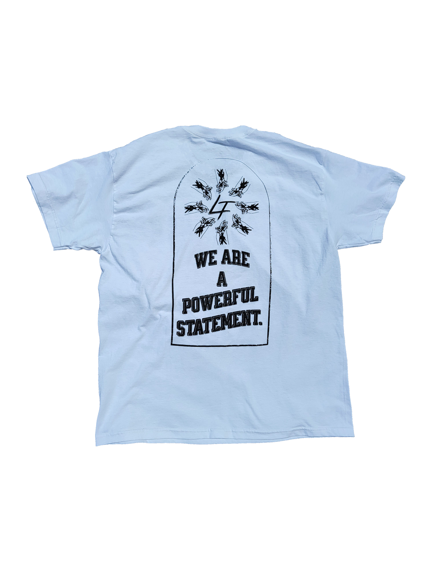 LT STMNT TEE WHITE